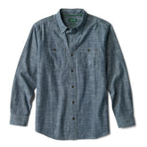 Men’s Chambray Long-Sleeve Work Shirt