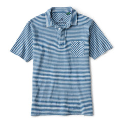 Angler’s Indigo Striped Polo