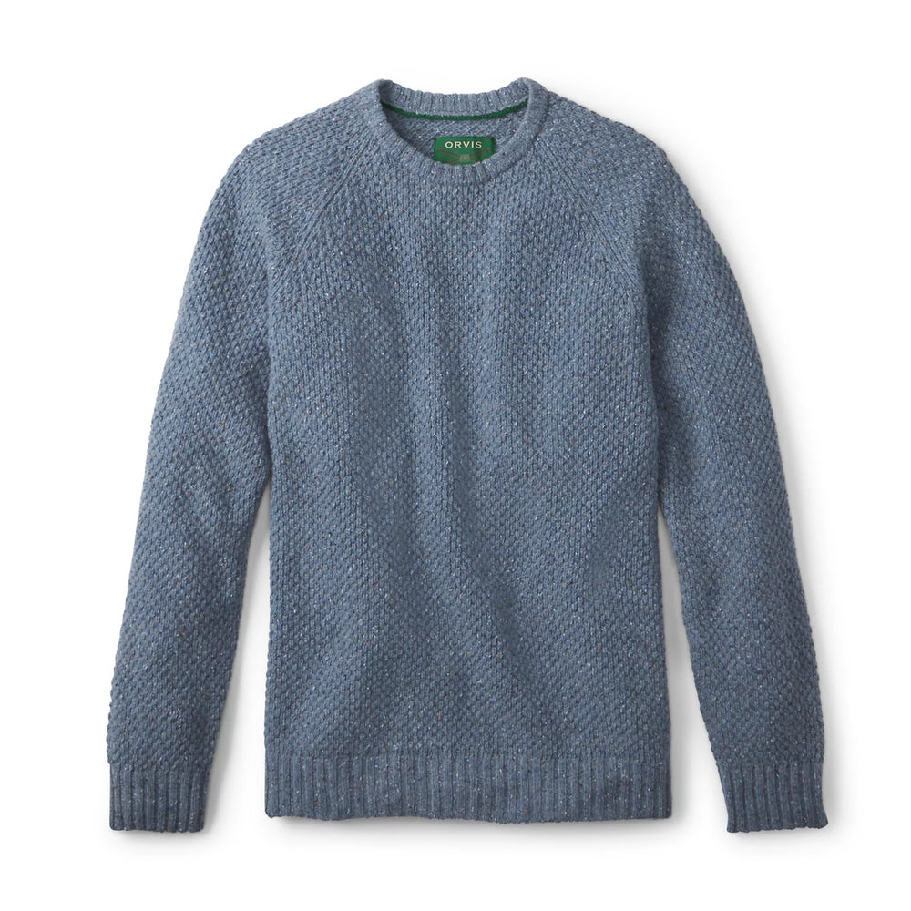 Moss Stitch Crewneck Sweater