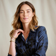 Washable Silk Long-Sleeve Shirt