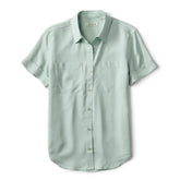 Washable Silk Short-Sleeve Camp Shirt
