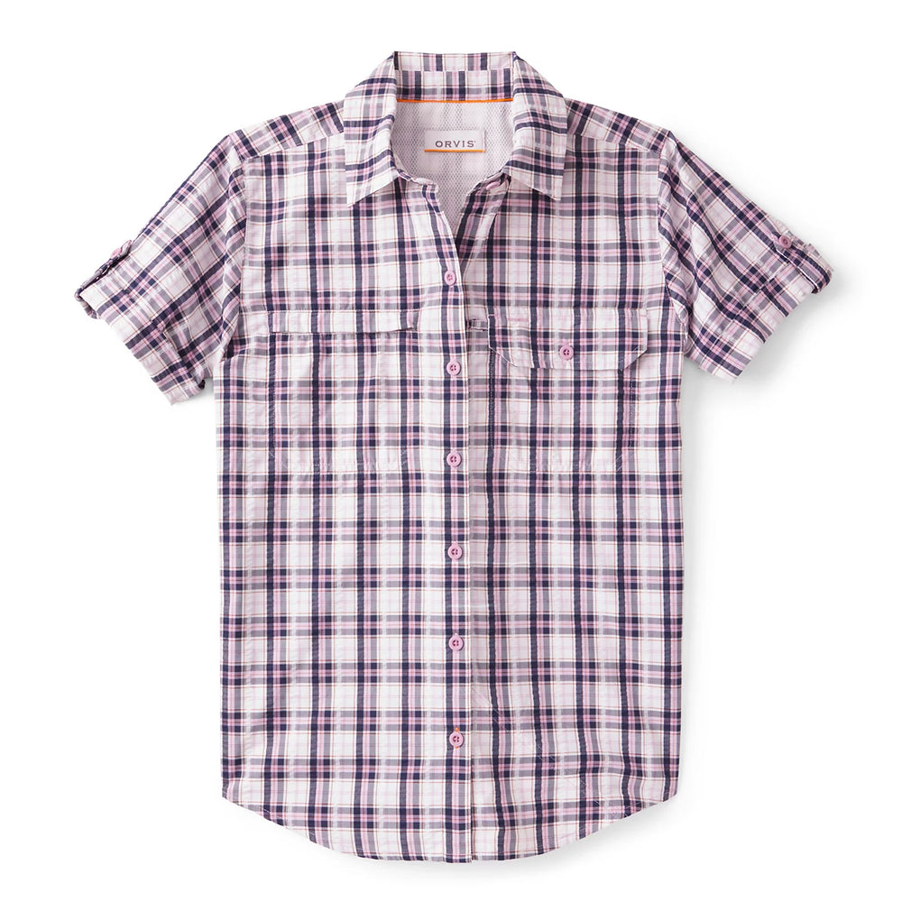 Women’s Open Air Caster Plaid Short-Sleeve Shirt