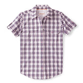 Women’s Open Air Caster Plaid Short-Sleeve Shirt