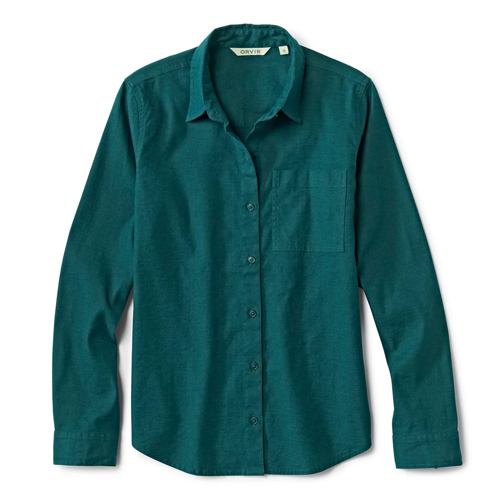 Performance Linen Long-Sleeve Shirt
