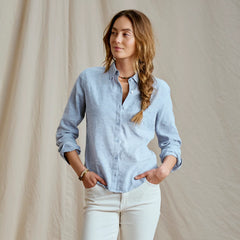 Performance Linen Long-Sleeve Shirt