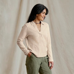 Lightweight Polo Sweatshirt