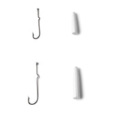 Popper Bodies with Hooks - Pencil Popper Bodies with Size 1 and 4 Hooks