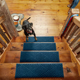 Recycled WaterHog® Diamonds Stair Treads