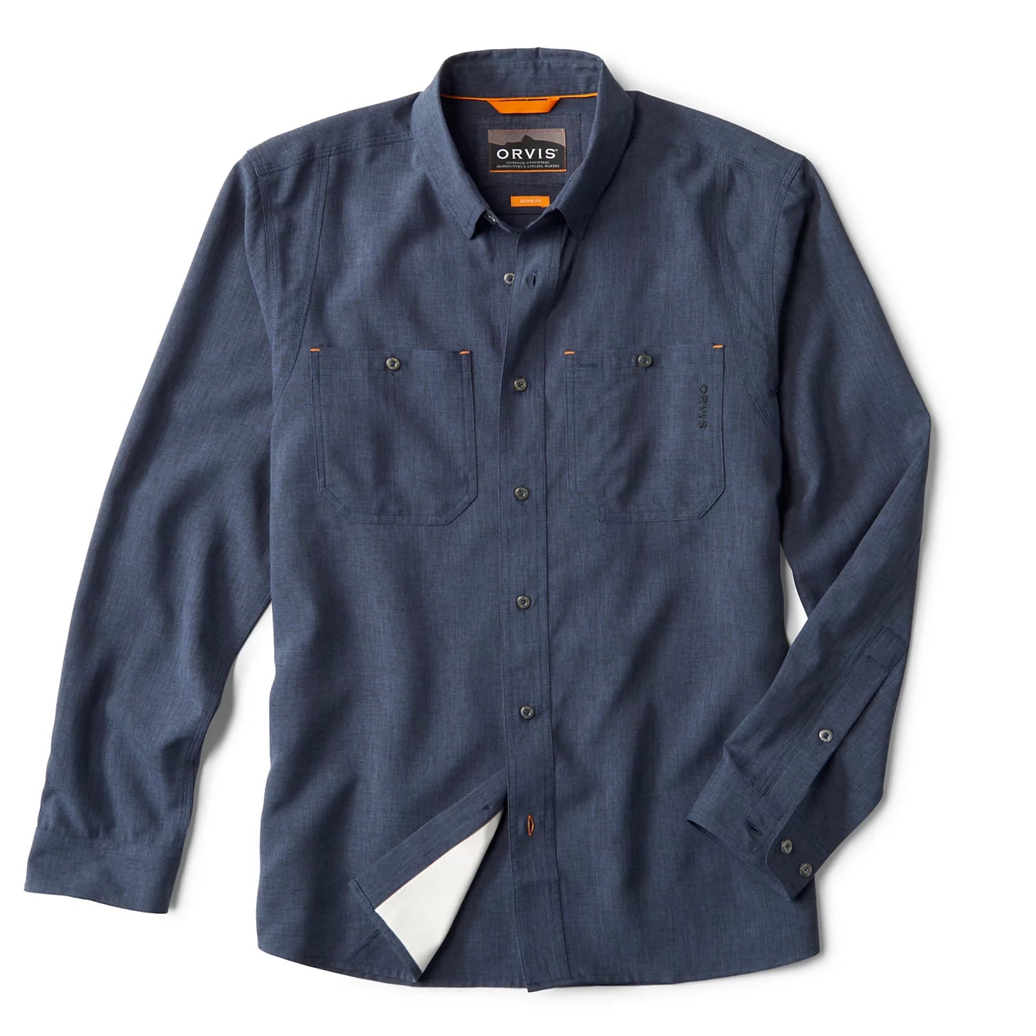 Men’s Tech Chambray Long-Sleeve Work Shirt