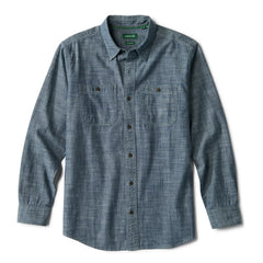 Men’s Chambray Long-Sleeve Work Shirt