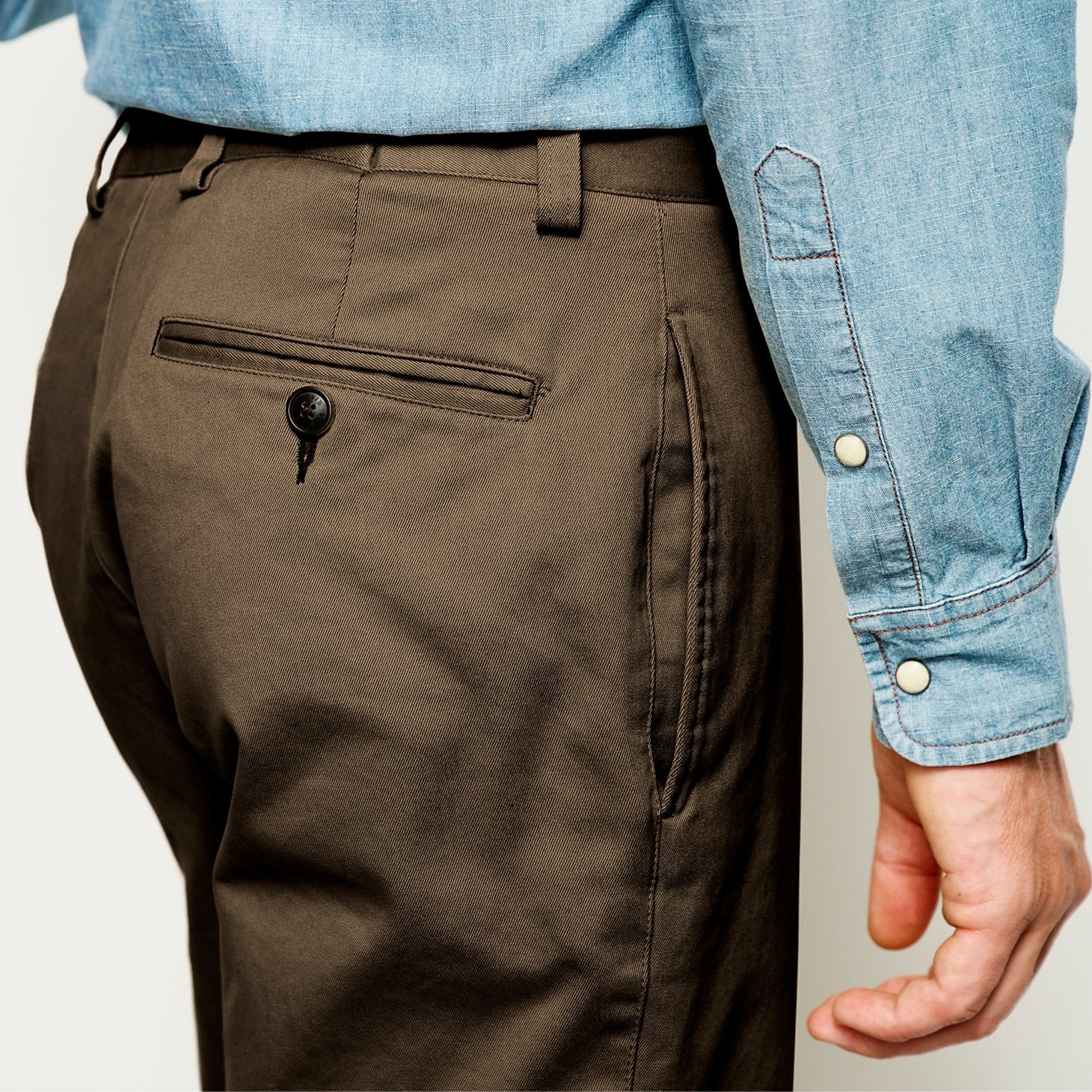 Ultimate Khakis Plain Front Pants