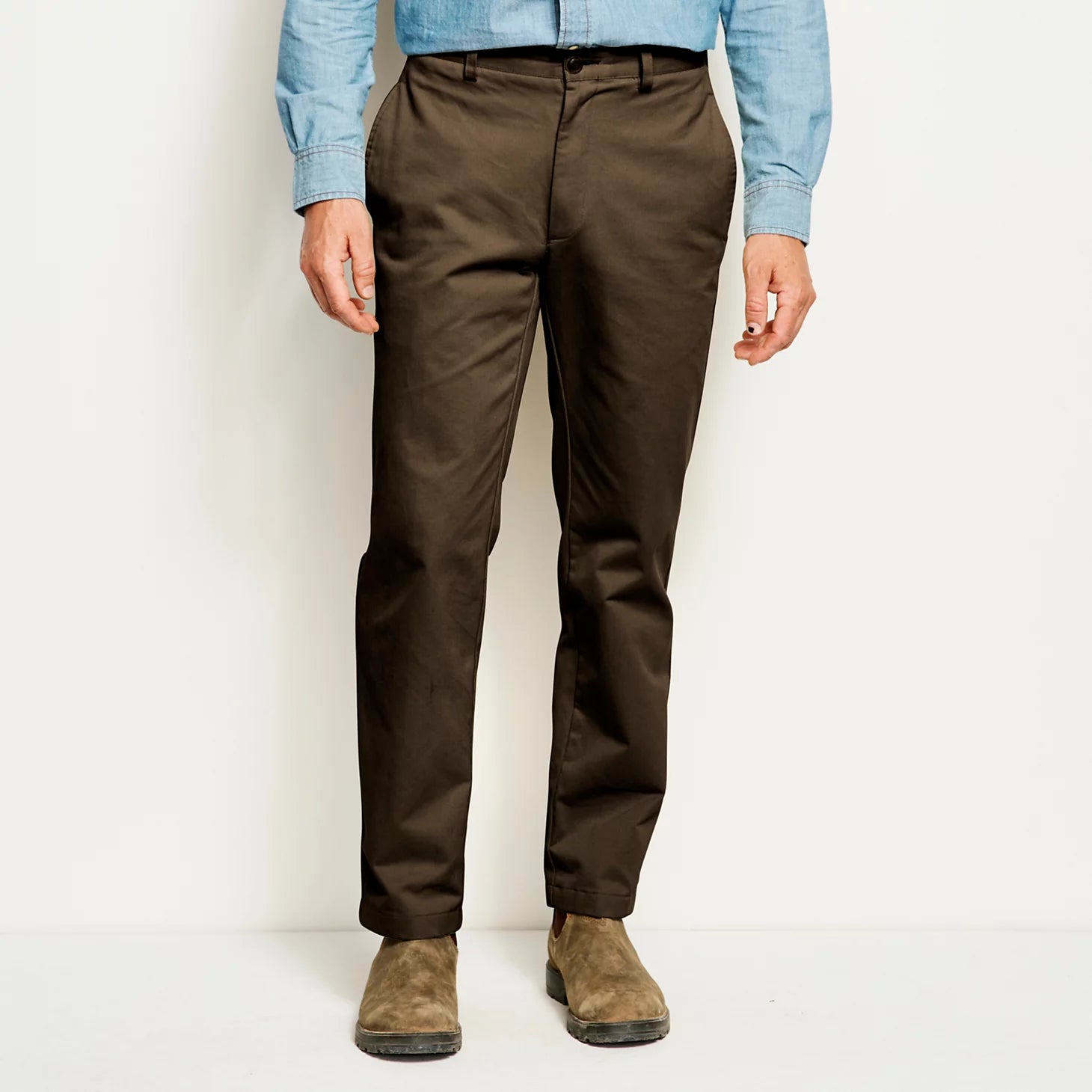 Ultimate Khakis Plain Front Pants