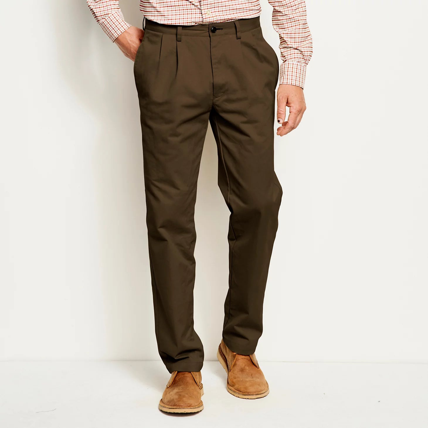 Ultimate Khakis Pleated Front Pants