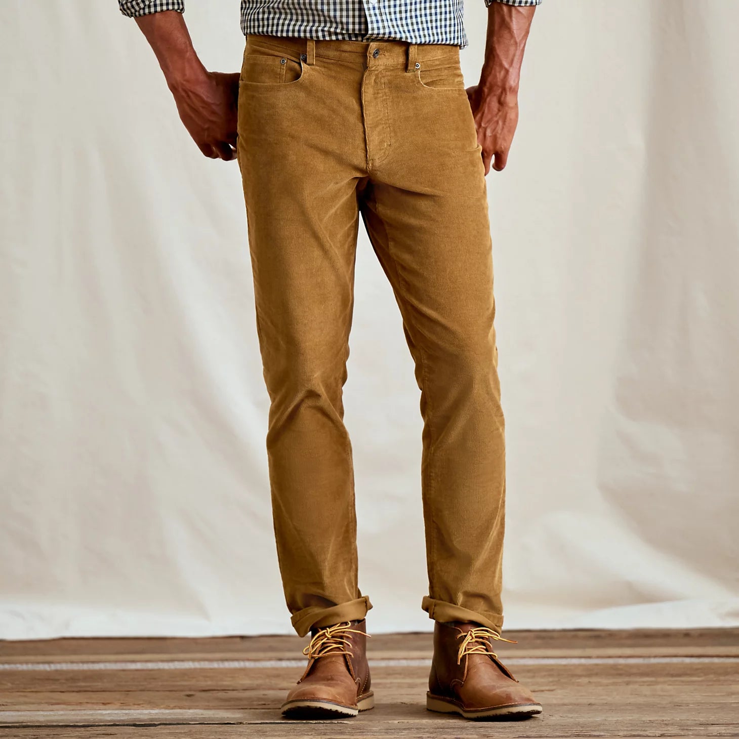 1856 Stretch 5-Pocket Corduroy Pants