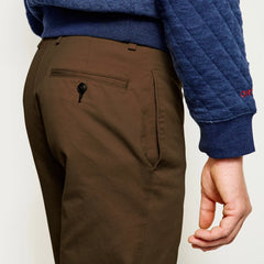 Ultimate Khakis Trim Fit Plain-Front Pants