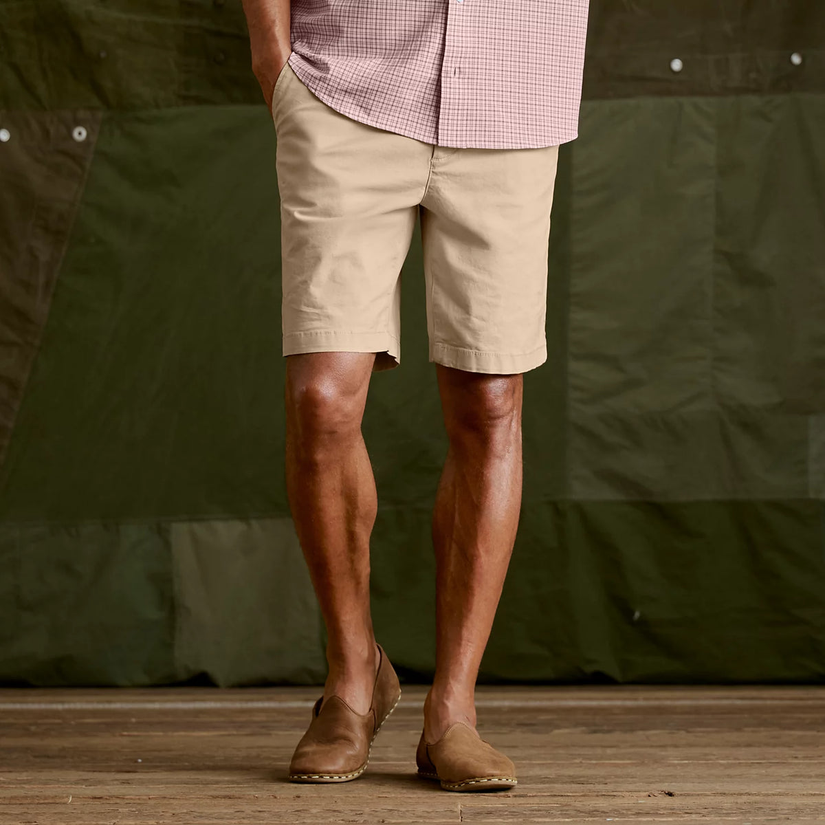 1856 Stretch Twill 9" Chino Shorts