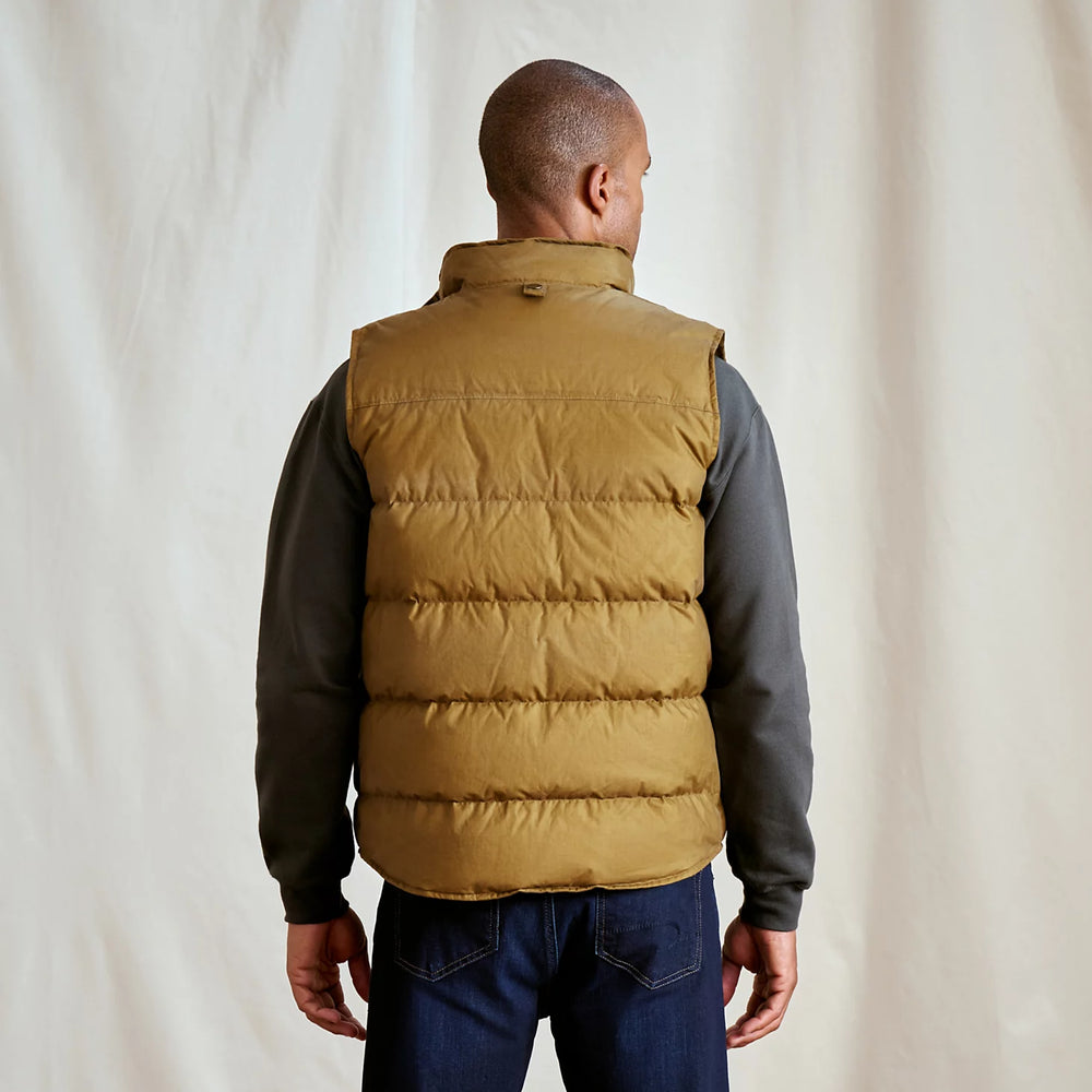 Waxed Down Puffer Vest