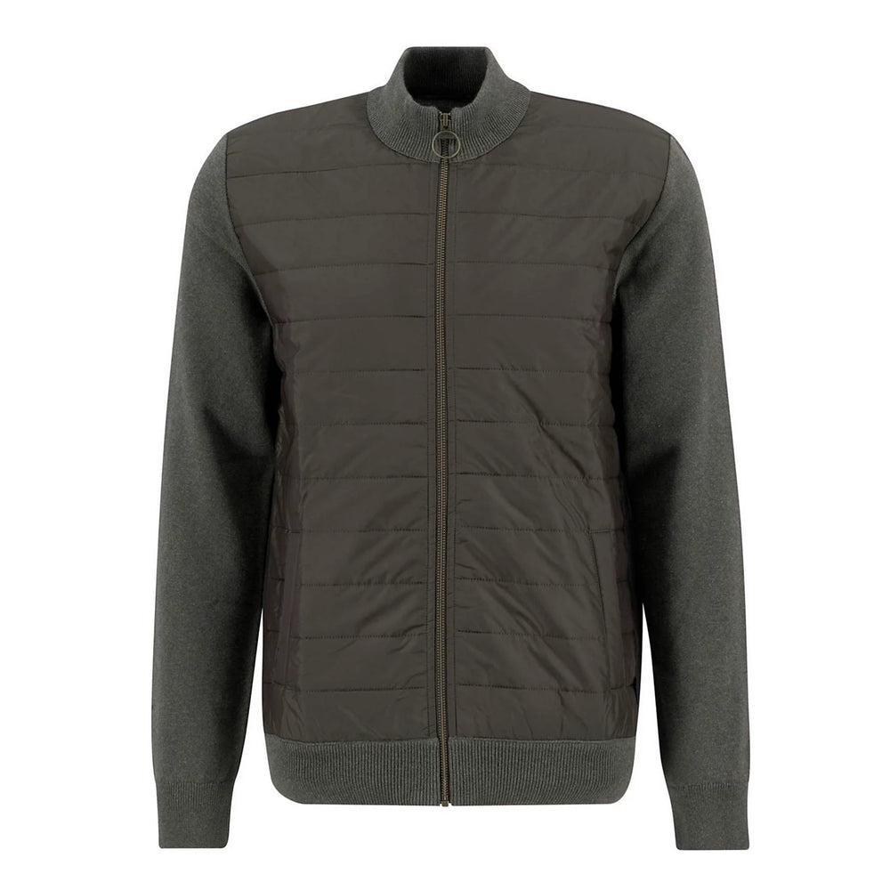 Barbour® Essential Carn Baffle Zip-Through Knitted Sweater