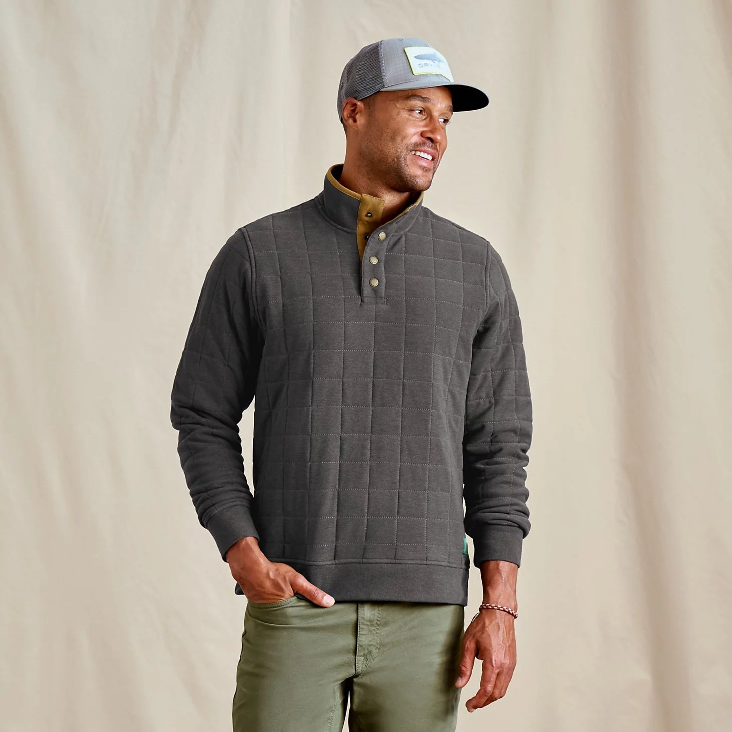 Men’s Battenkill Quilted 1/4-Snap Sweatshirt