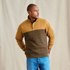 Men’s Battenkill Colorblock Quilted 1/4-Snap Sweatshirt