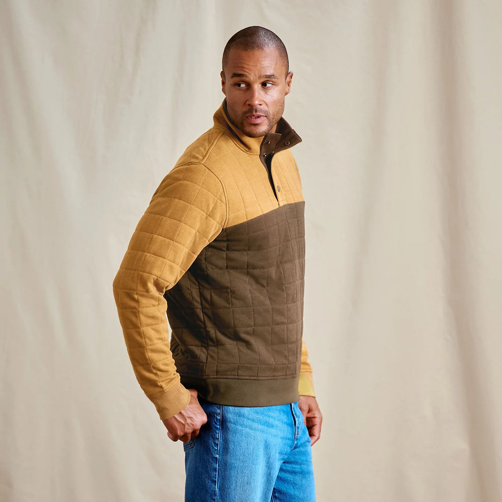 Men’s Battenkill Colorblock Quilted 1/4-Snap Sweatshirt