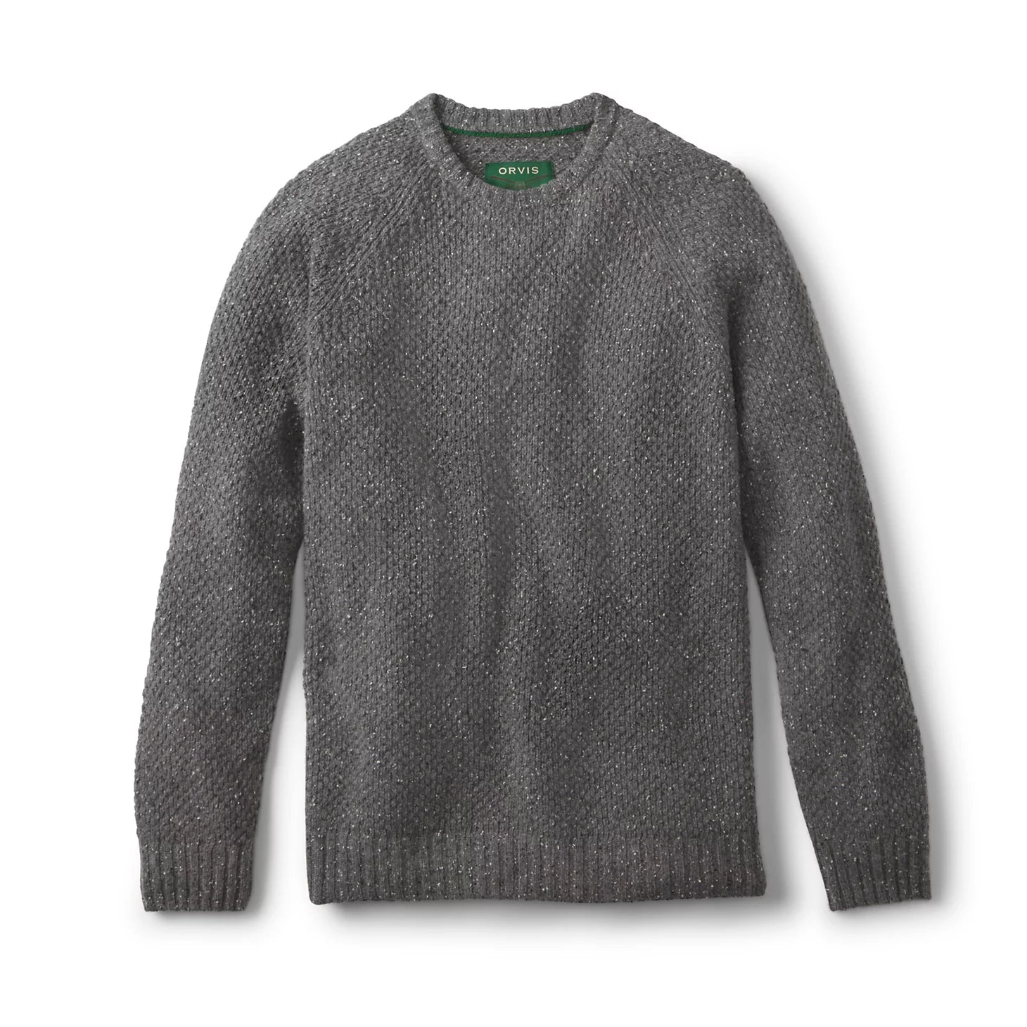 Moss Stitch Crewneck Sweater