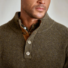 Quail Creek Button Mockneck Pullover