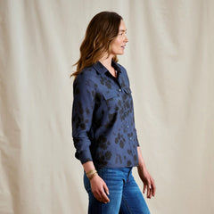 Washable Silk Long-Sleeve Shirt
