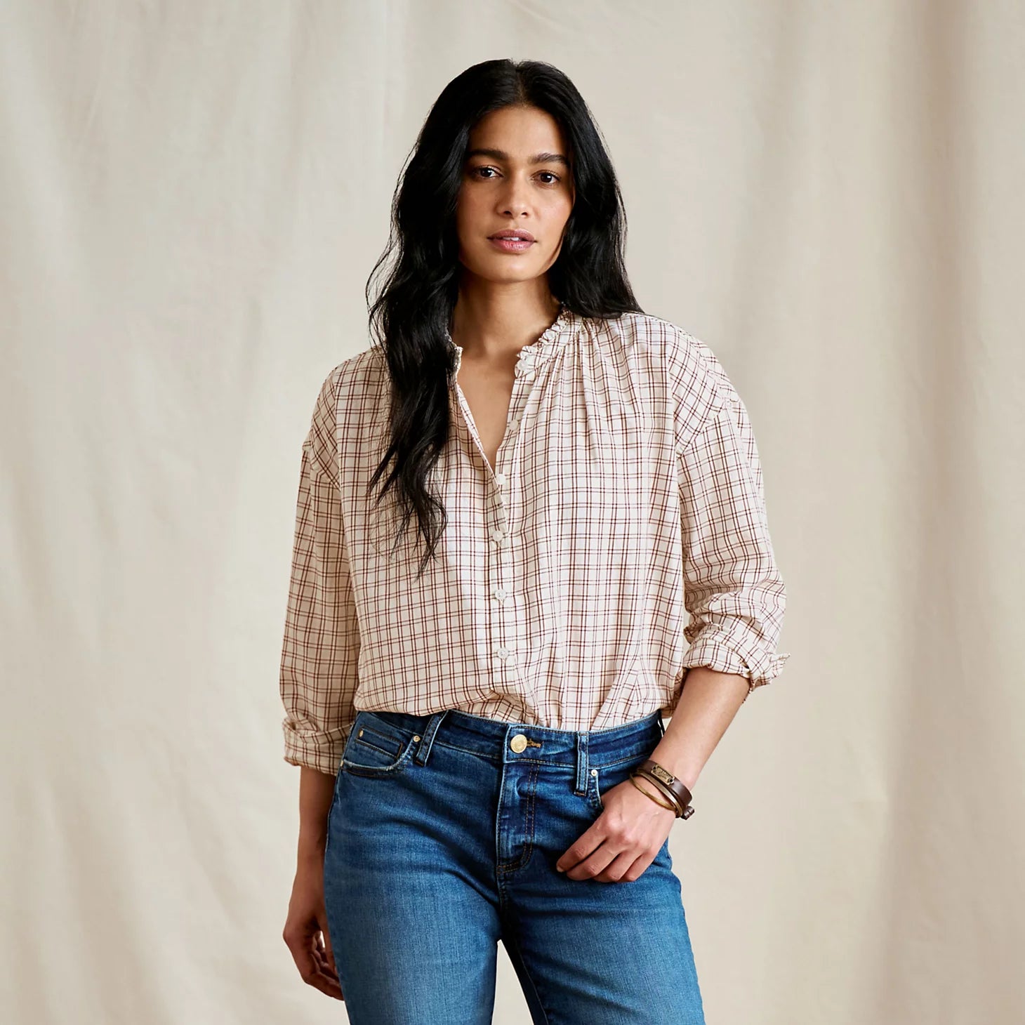 Women’s Sunderland Brushed Twill Long-Sleeve Top