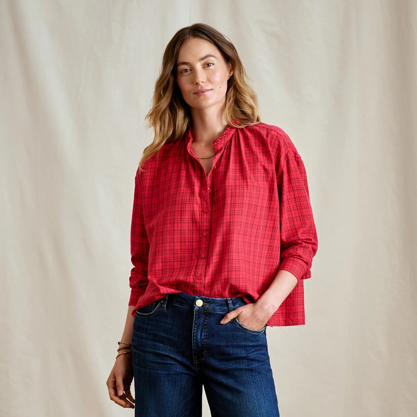 Women’s Sunderland Brushed Twill Long-Sleeve Top