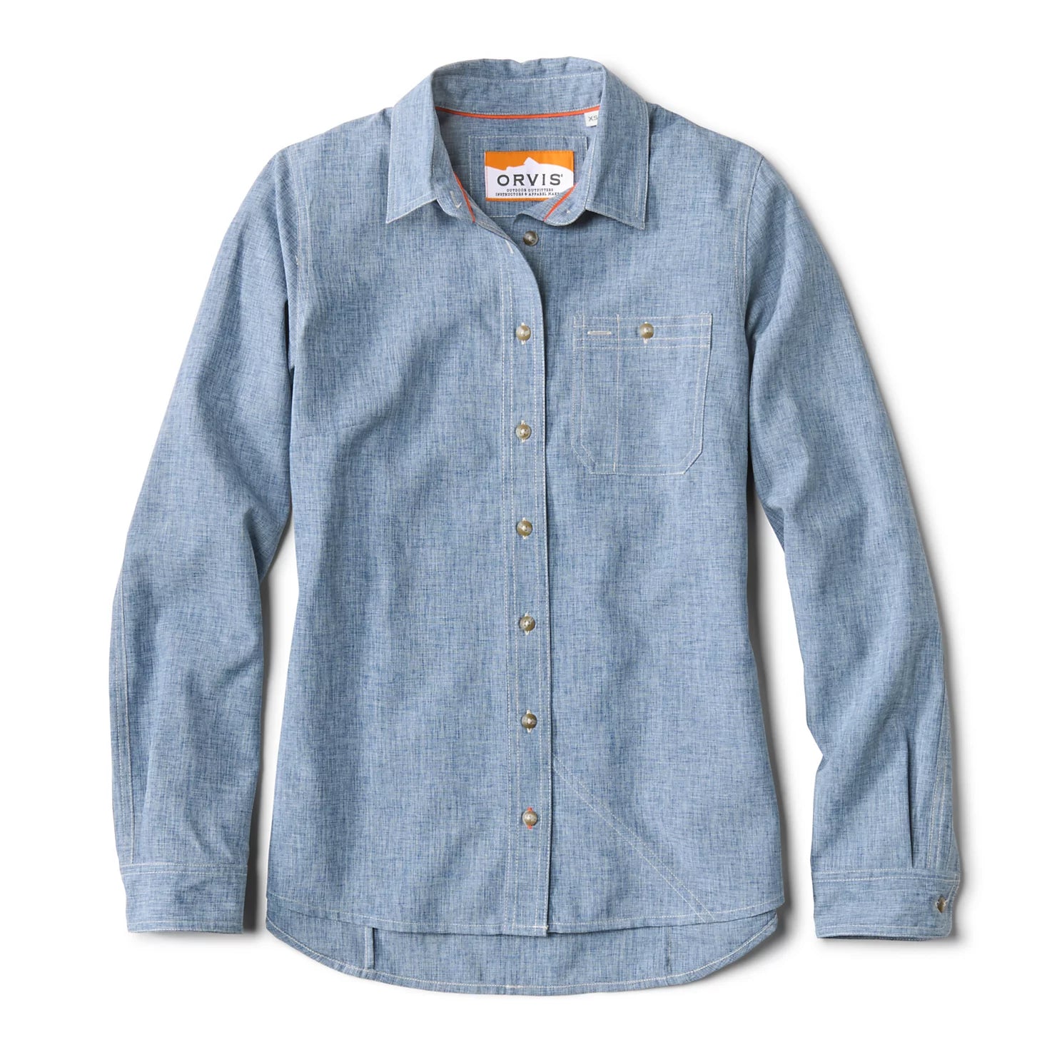 Women’s Tech Chambray Long-Sleeve Work Shirt