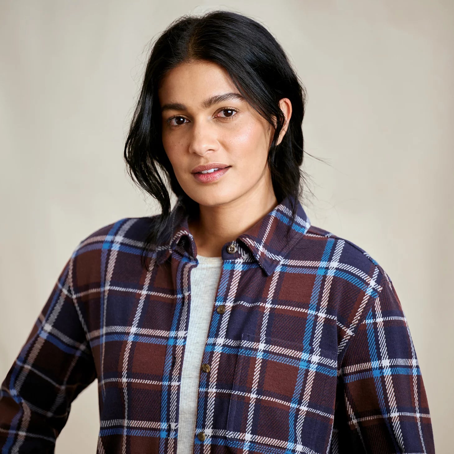 Women’s Snowy River Button-Down Long-Sleeve Shirt