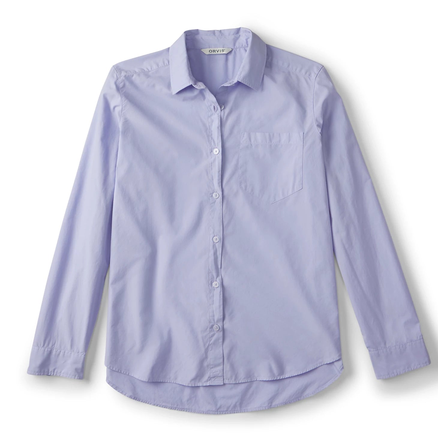 Women’s Heritage Poplin Garment-Dyed Long-Sleeve Shirt