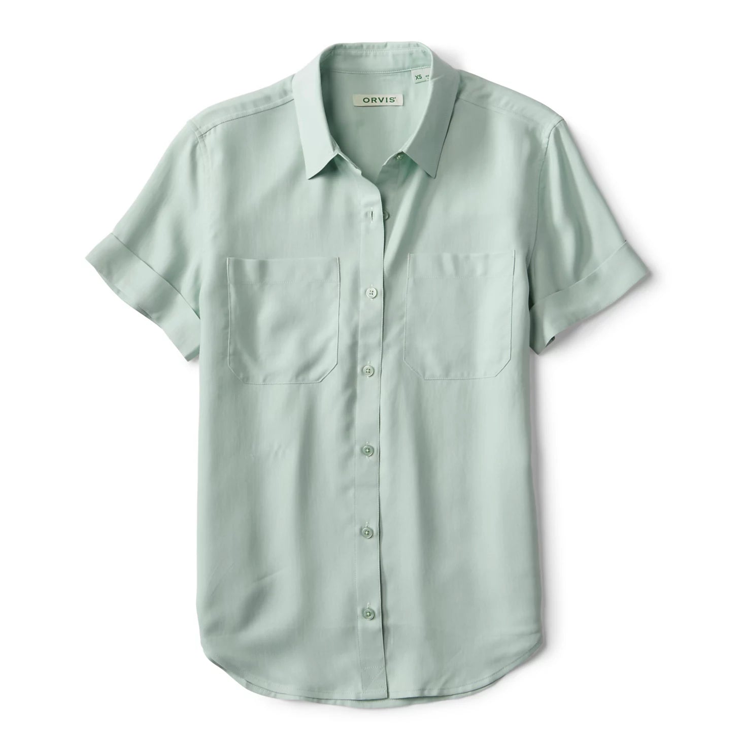 Washable Silk Short-Sleeve Camp Shirt