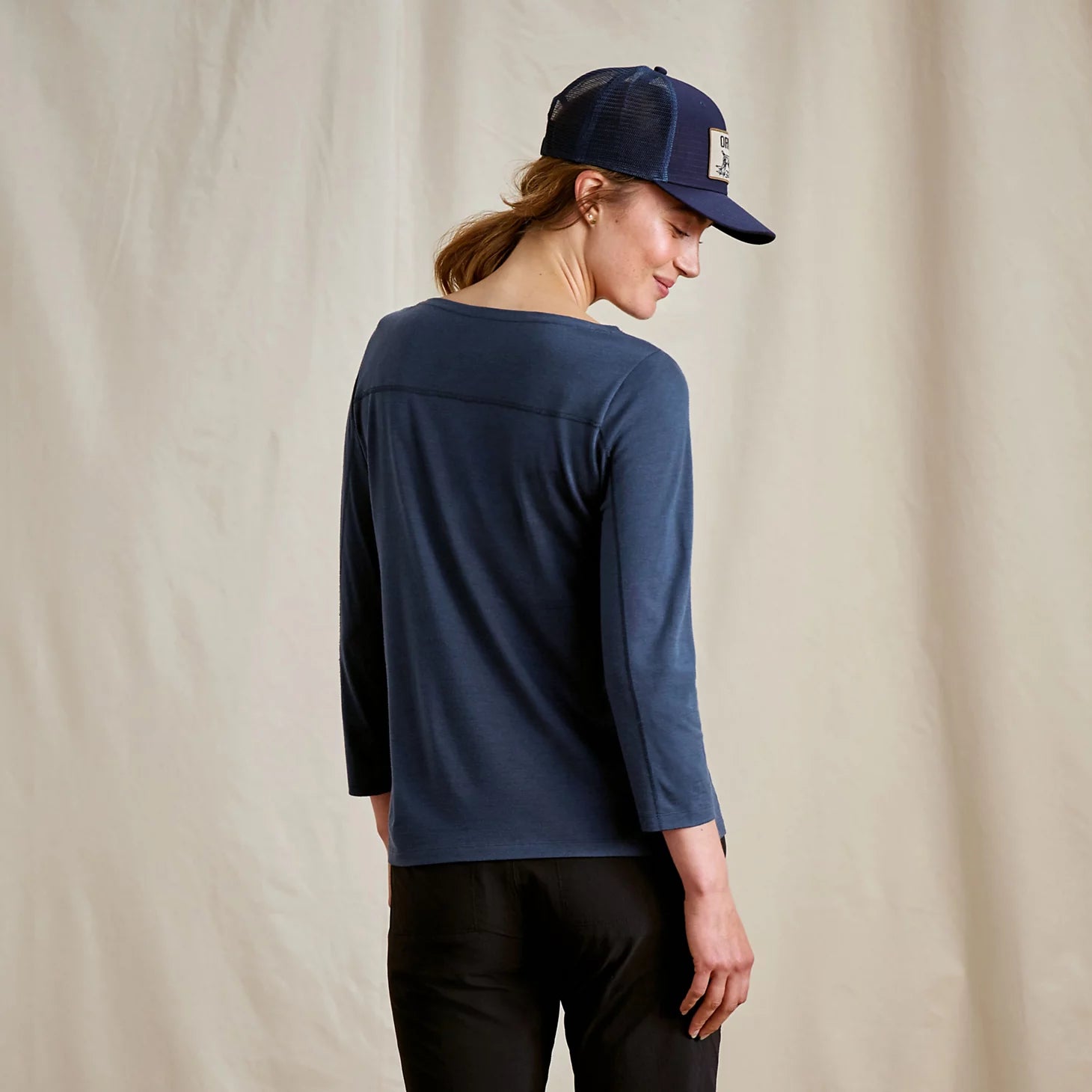Outbound Merino 3/4-Sleeve Boatneck Tee