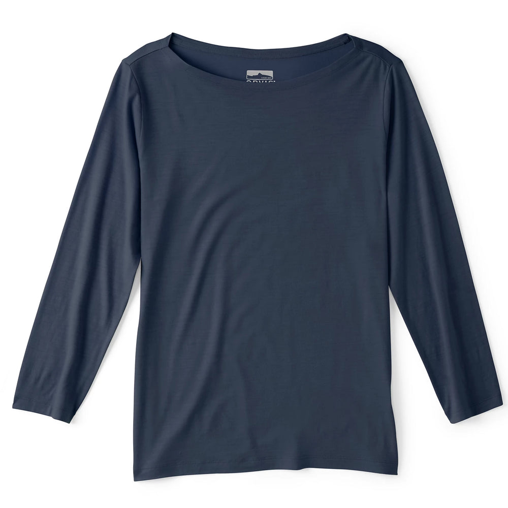 Outbound Merino 3/4-Sleeve Boatneck Tee