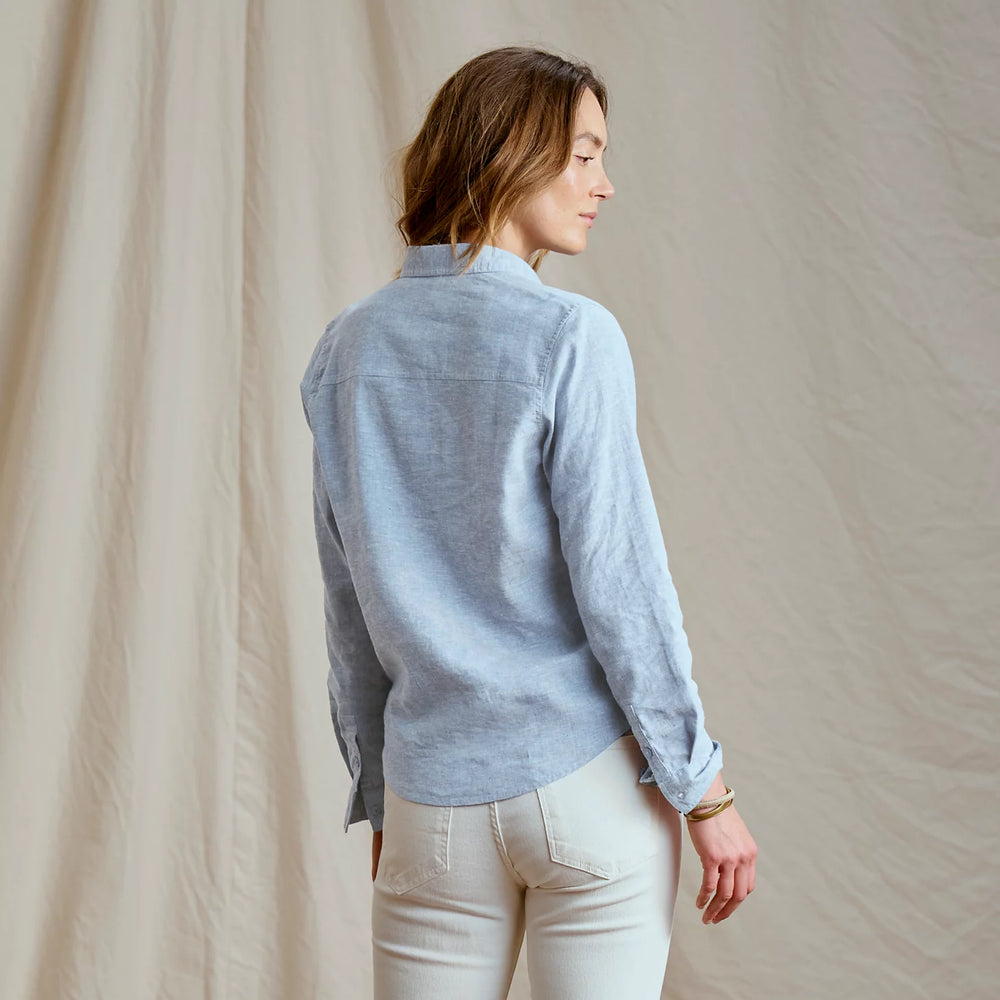 Performance Linen Long-Sleeve Shirt