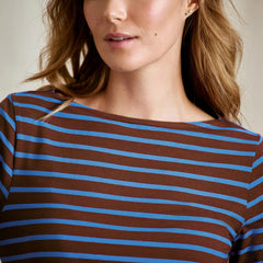 Perfect 3/4-Sleeve Boatneck Tee