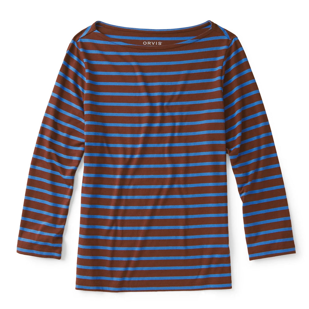 Perfect 3/4-Sleeve Boatneck Tee