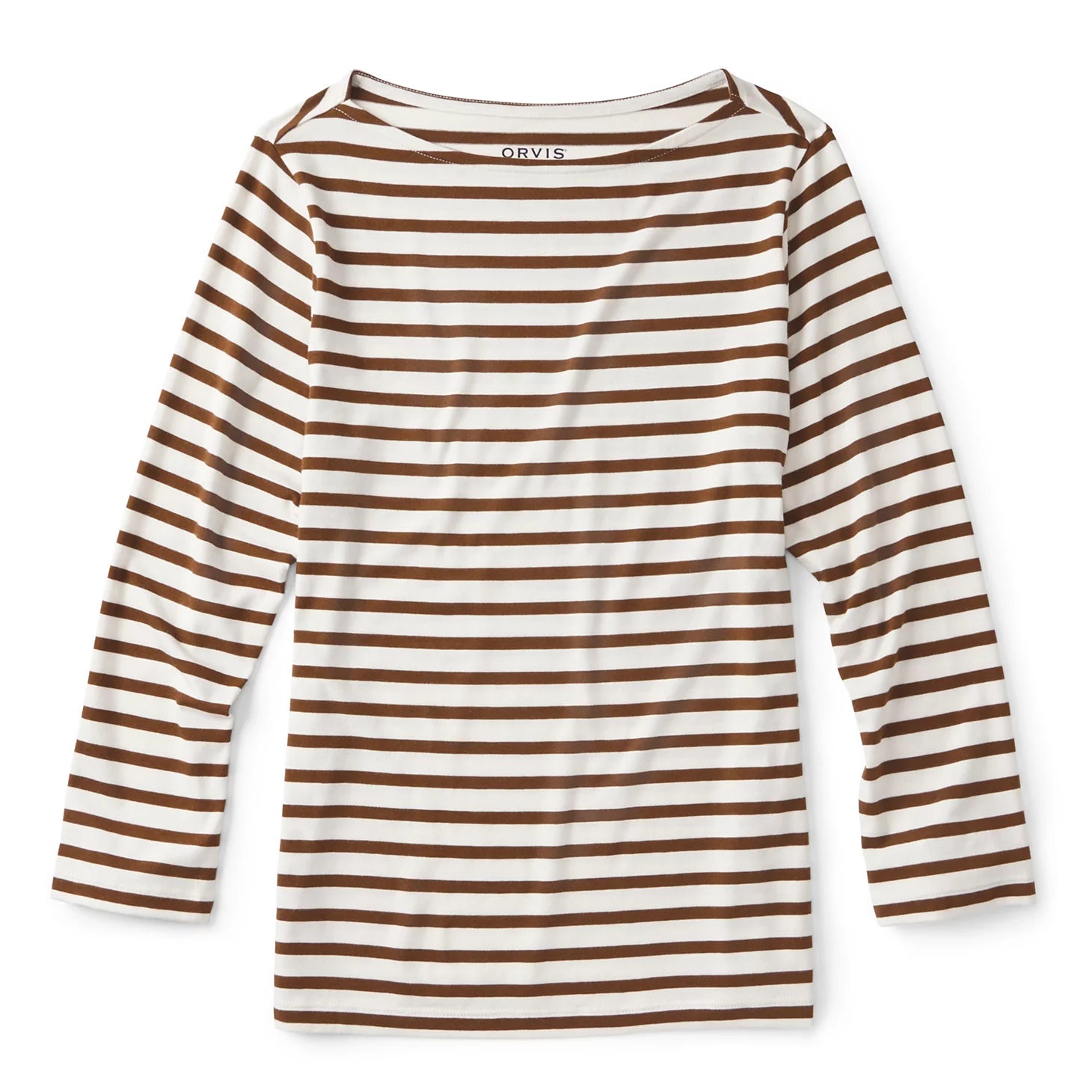 Perfect 3/4-Sleeve Boatneck Tee