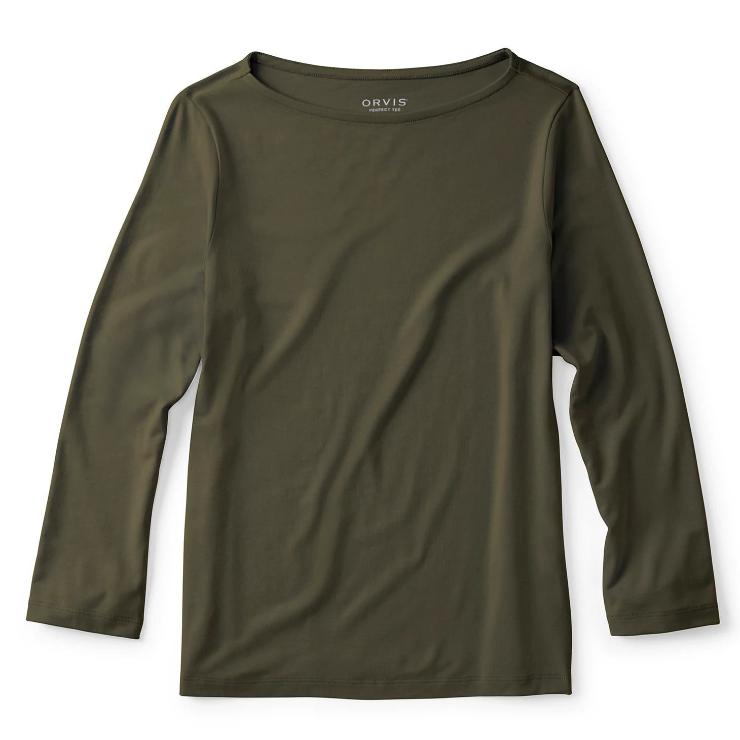 Perfect 3/4-Sleeve Boatneck Tee