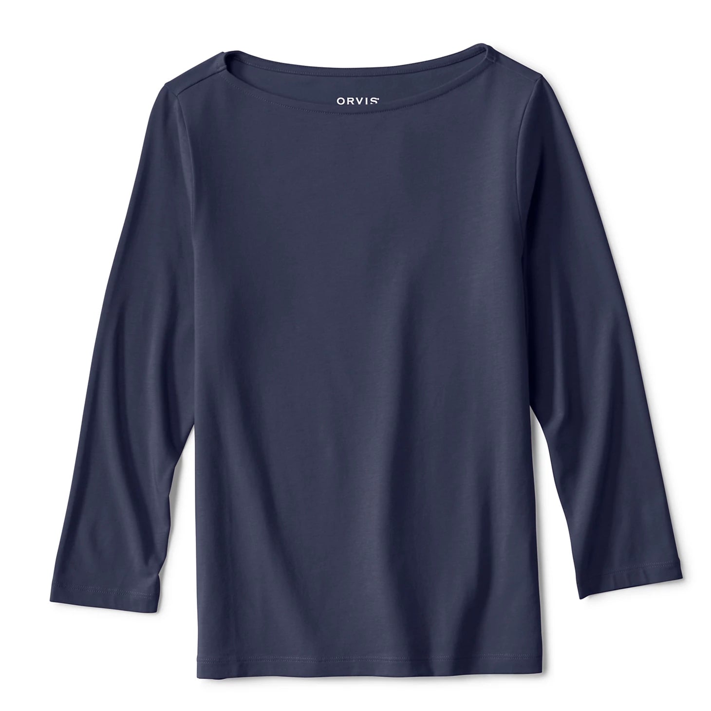 Perfect 3/4-Sleeve Boatneck Tee