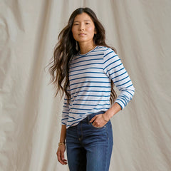 Perfect Relaxed Long-Sleeve Crew