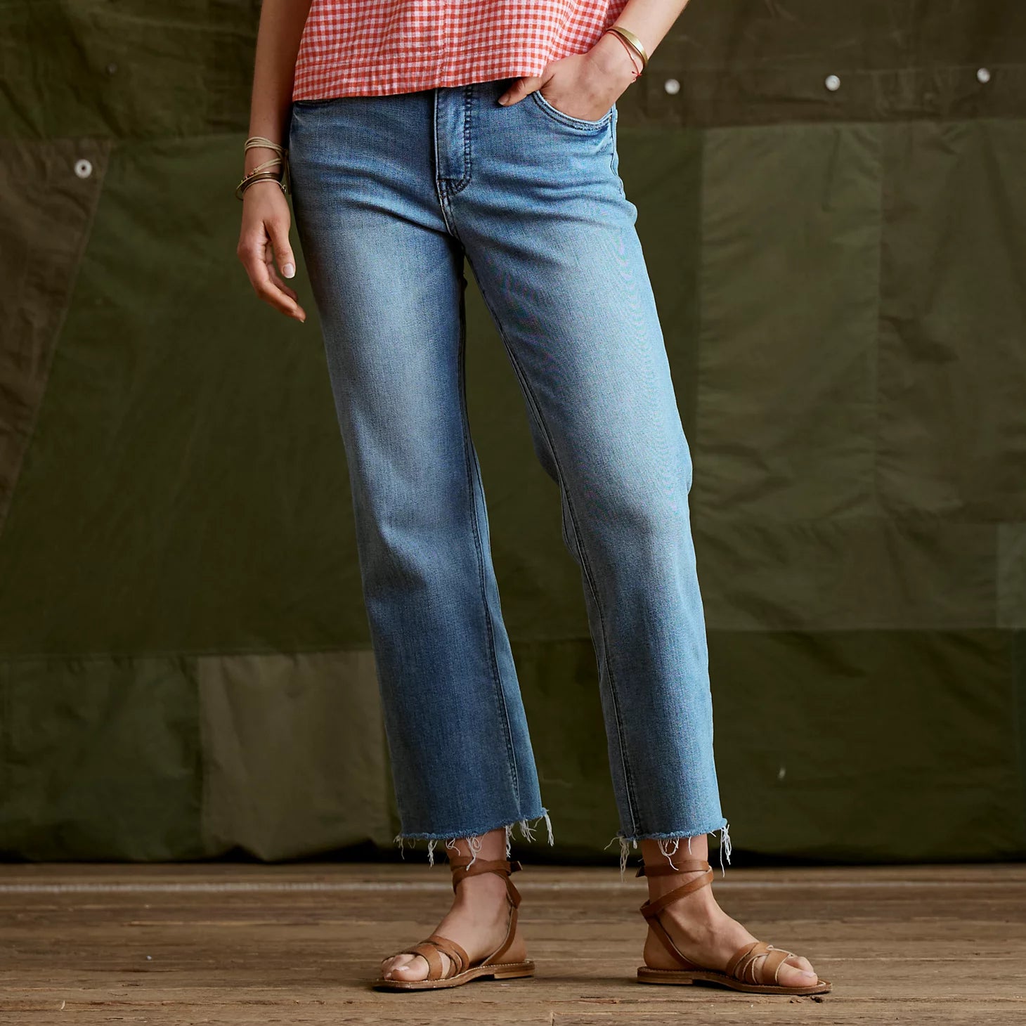 Kut from the Kloth® Kelsey Cropped Flare Jeans
