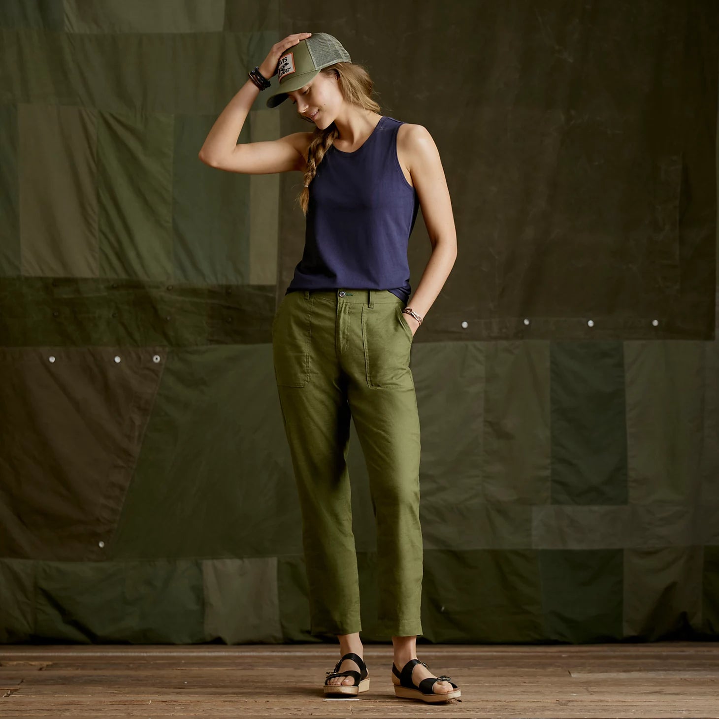 Women's 1856 Linen Utility Pants