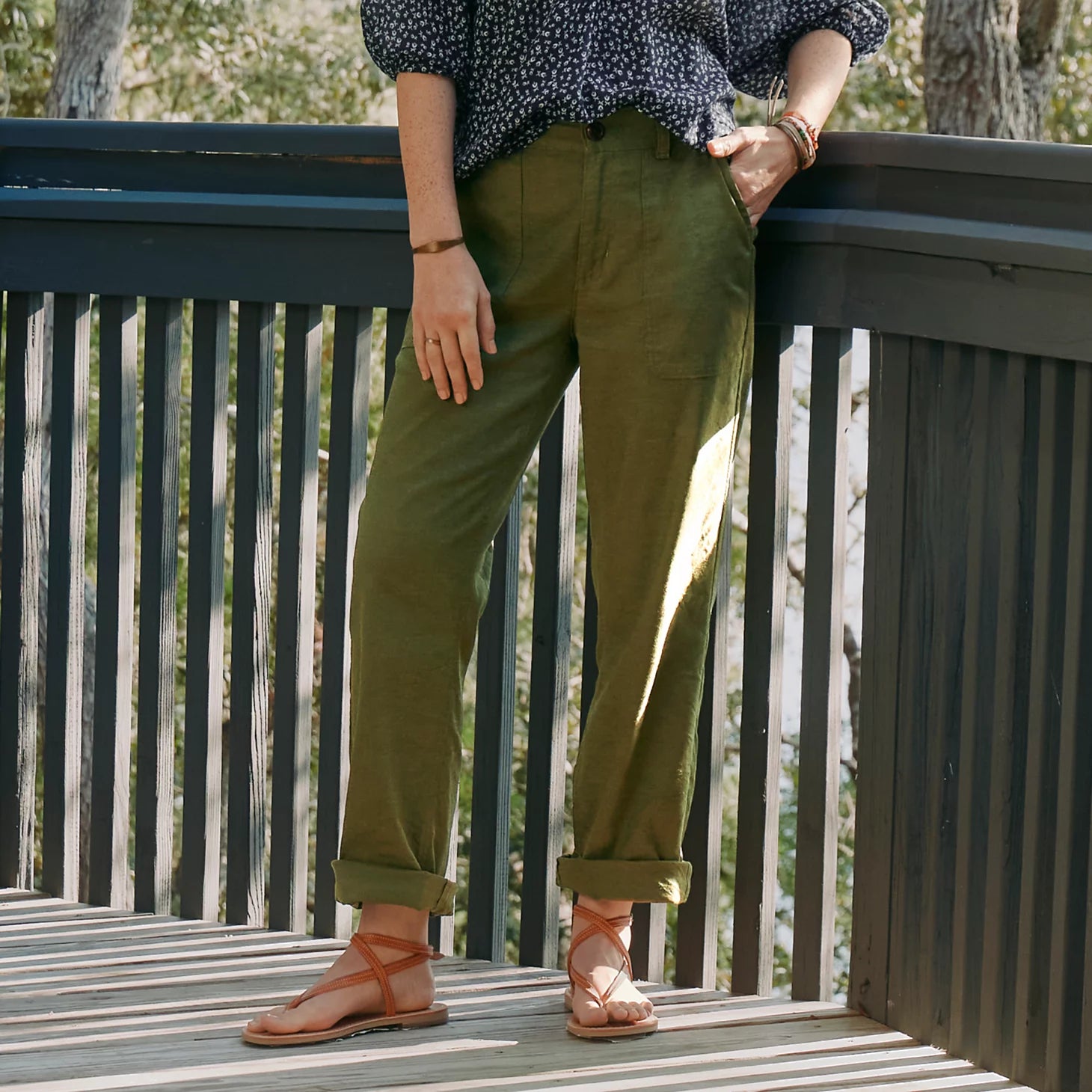 Women's 1856 Linen Utility Pants