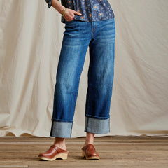 Kut from the Kloth® Sienna High-Rise Cuffed Wide-Leg Jeans