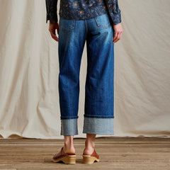 Kut from the Kloth® Sienna High-Rise Cuffed Wide-Leg Jeans