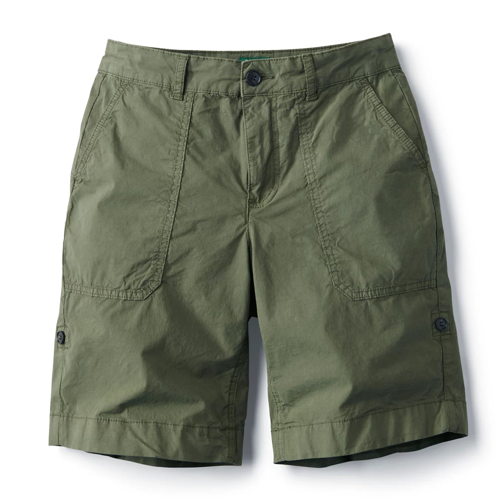 Women’s 1856 Stretch Poplin 9" Utility Shorts