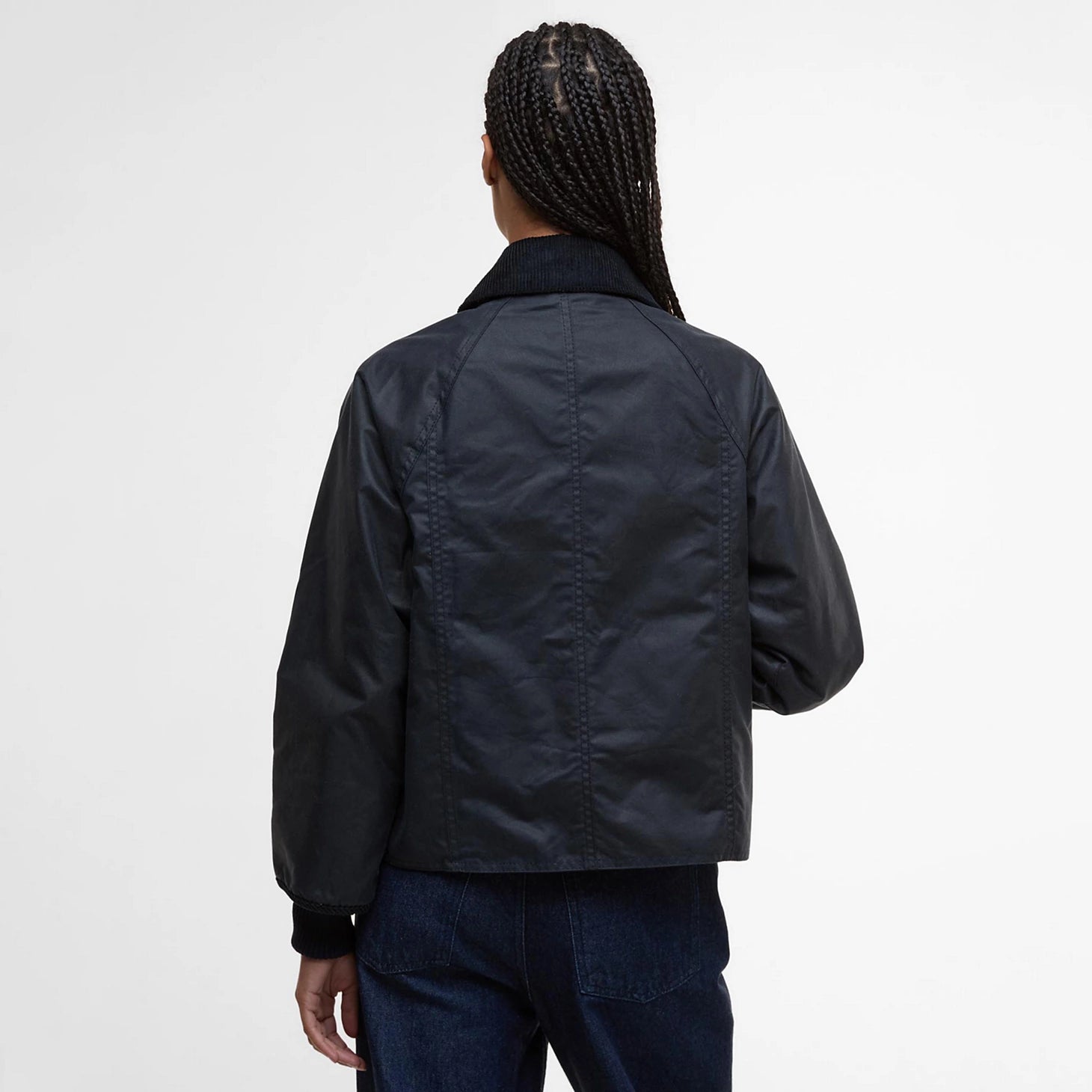 Barbour® Cropped Beadnell Waxed Jacket